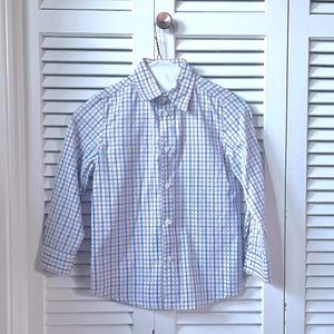 Boys plaid dress shirt